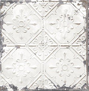 Bhf Fd22305 Reclaimed Tin Ceiling Wallpaper White 5011419223053
