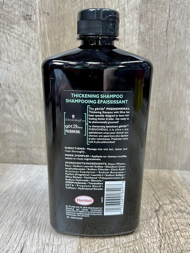 Got2b Phenomenal Thickening Shampoo Schwarzkopf Fresh Scent 16.9 Fl Oz NEW - Picture 2 of 2