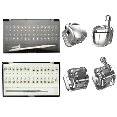 Dental Orthodontic Self-Ligating Bracket Metal Braces Roth MBT 022 Ormco Damon Q