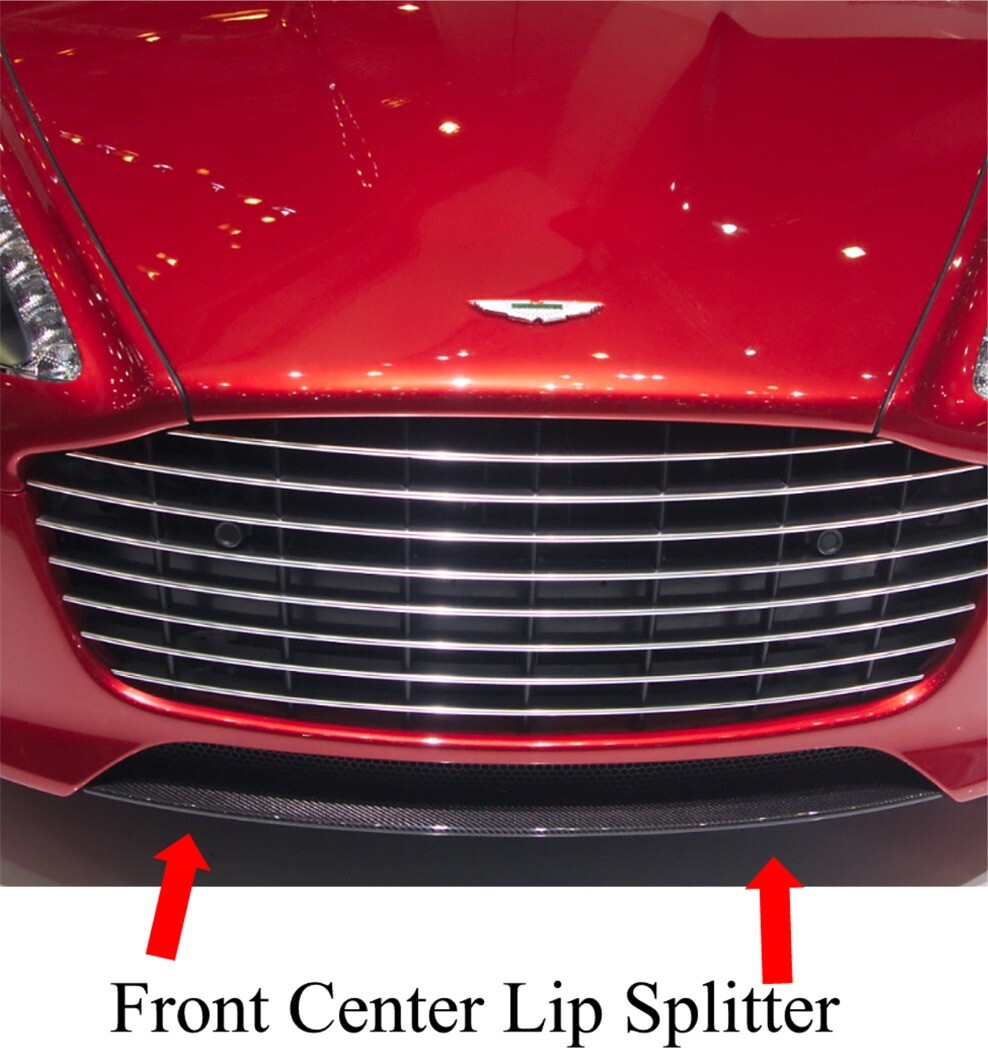 Aston Martin Rapide S Factory Style Front Lip Splitter 2010-2017 Satin Black