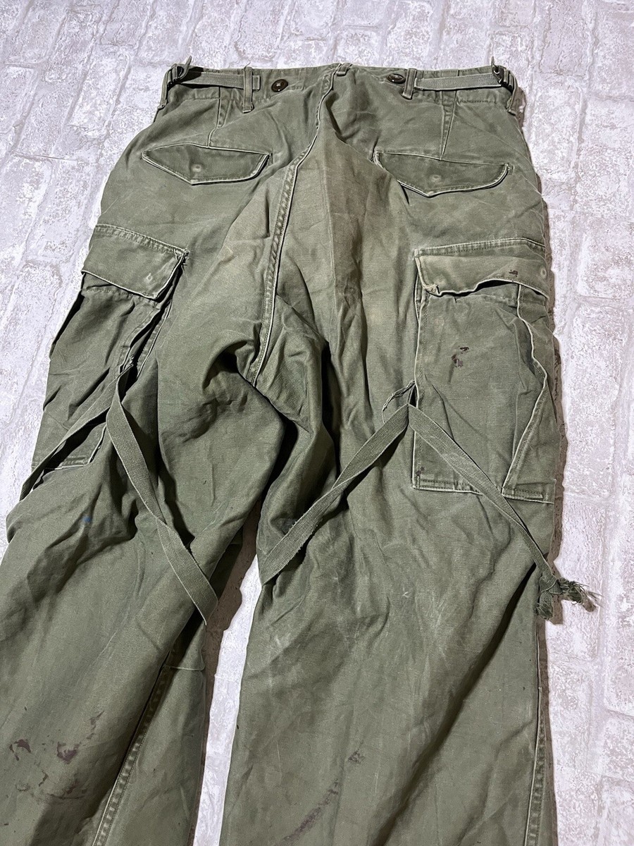US Army Military M-1951 Field Trousers Small Cargo Pants