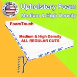 Upholstery Foam Seat Cushion Replacement Sheets variety Regular Cut by FoamTouch