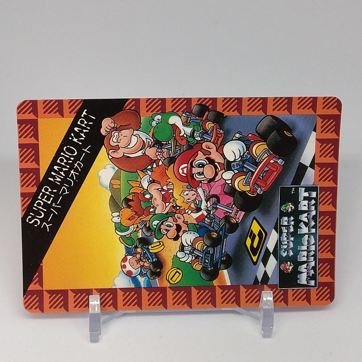 Super Mario Kart Trading Card No.24 Banpresto Nintendo Japanese