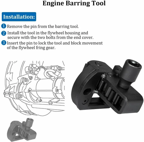 Detroit Diesel DD15 DD16 Camshaft Timing Tool TDC Locating Pin Engine Tool Kit - Picture 2 of 13