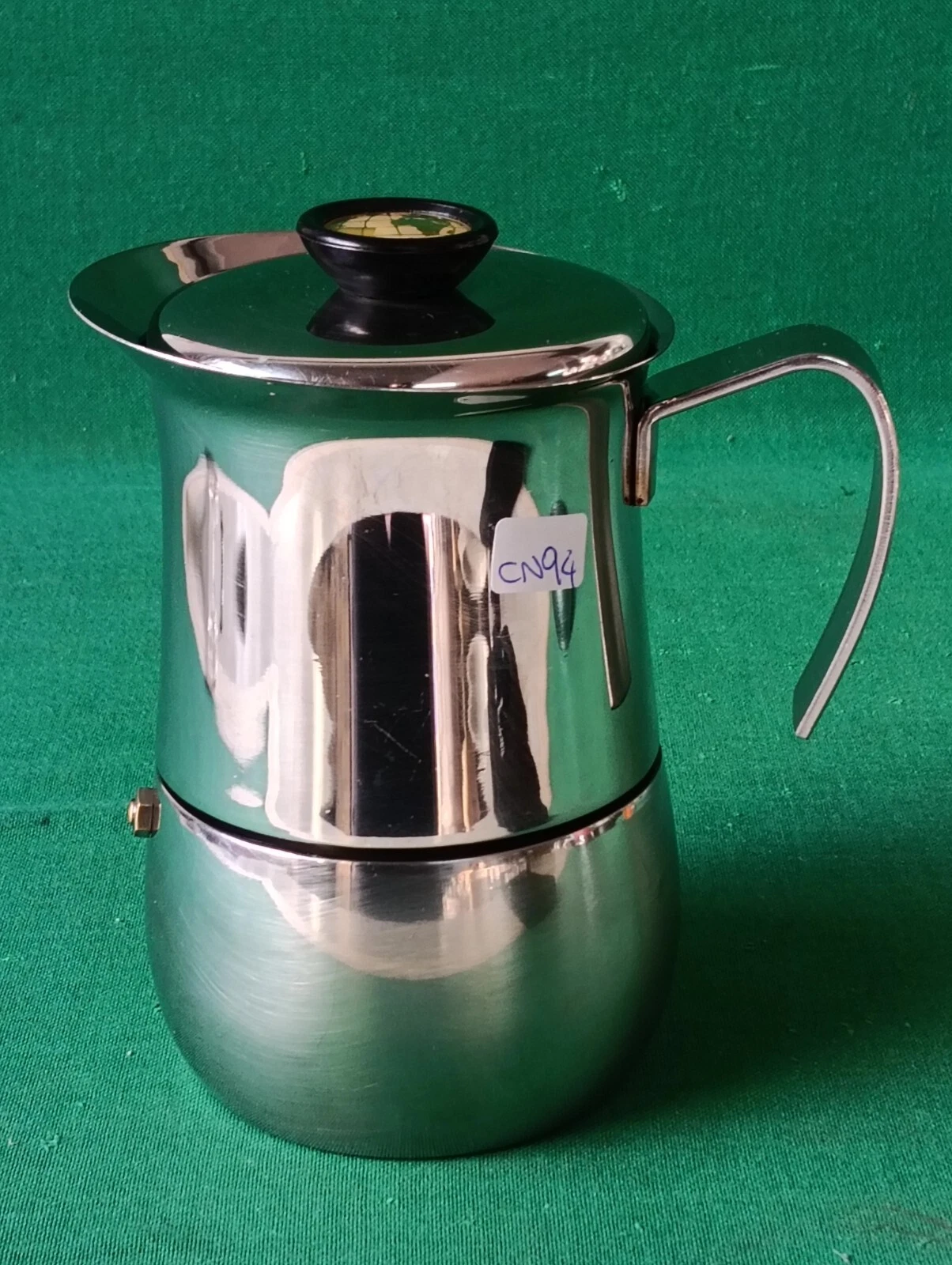 VINTAGE COOK OR MATIC 6 CUP STAINLESS STEEL 18/8 ESPRESSO MOCHA COFFEE MAKER. CN94