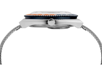 Q Timex Reissue 38mm Stainless Steel Bracelet Watch Blue and