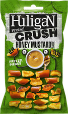 Huligan Pretzel Crush Honey & Mustard 18x65g 