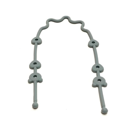 Baby Pacifier Chain with Safety Straps Silicone Holder Stroller & Highchair Acce - Picture 8 of 33