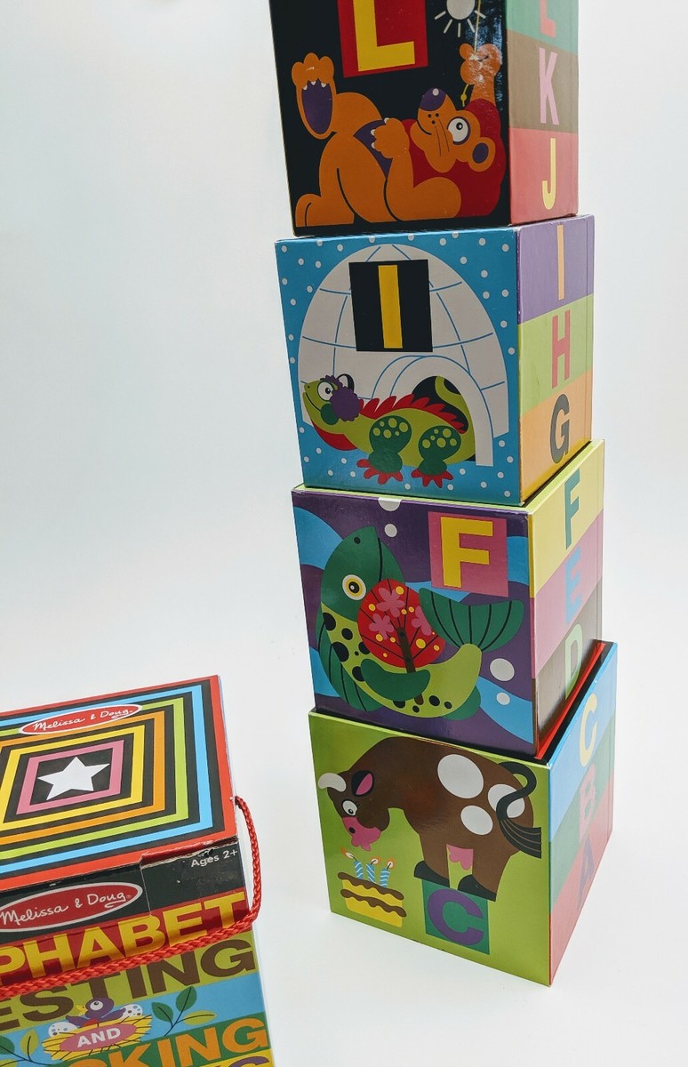 Melissa & Doug Alphabet Nesting And Stacking Blocks Same-Day Delivery Or Pickup | Cash Wise Foods