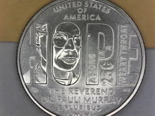 2024 - S  Rev. Dr. Pauli Murry  American Women Quarter Set UNC From US Mint