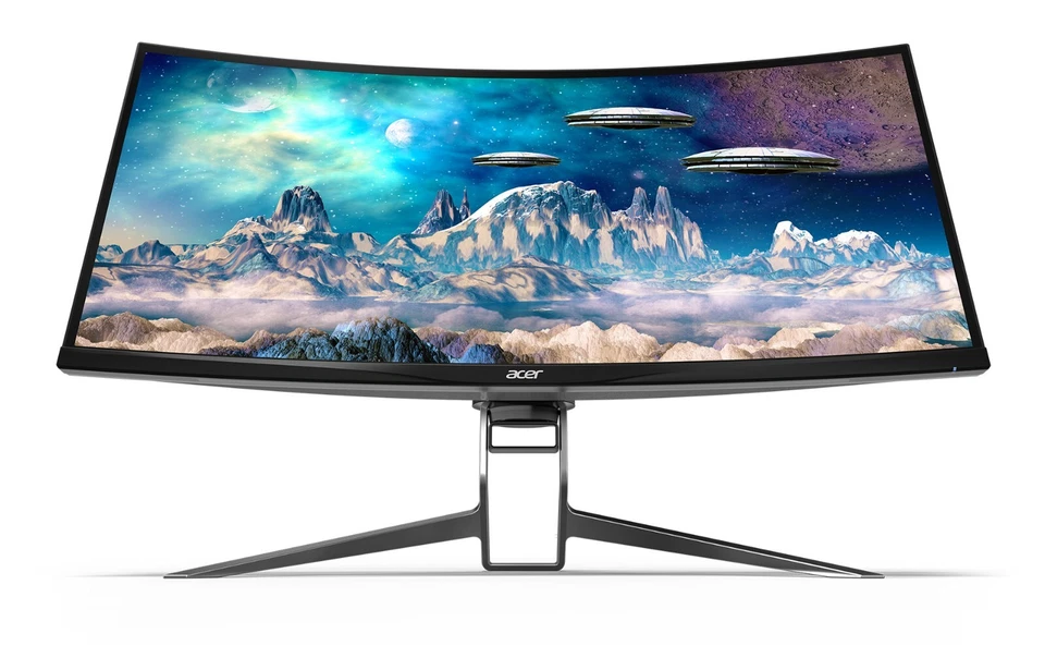 Acer 34" XR Curved IPS 1ms Gaming Monitor 3440x1440 XR342CK excellent condition - Image 2 of 4