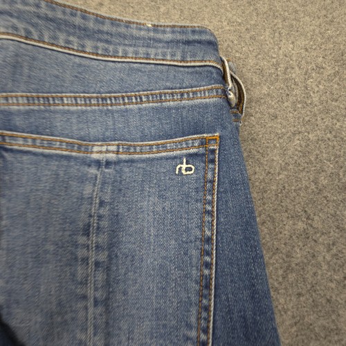 Rag & Bone Jeans Womens 30 Blue cate mid Rise Skinny denim cropped Size 30x24 - Picture 2 of 14