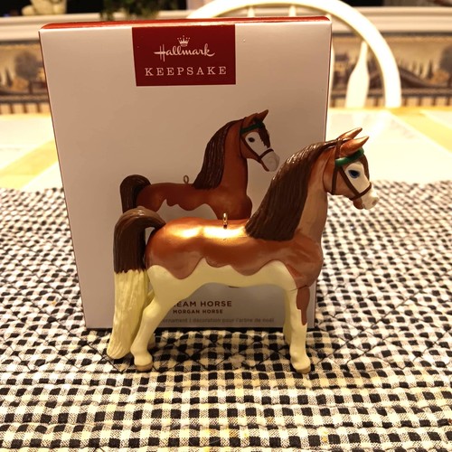 HALLMARK DREAM HORSE MORGAN HORSE 2024 CHRISTMAS KEEPSAKE ORNAMENTS