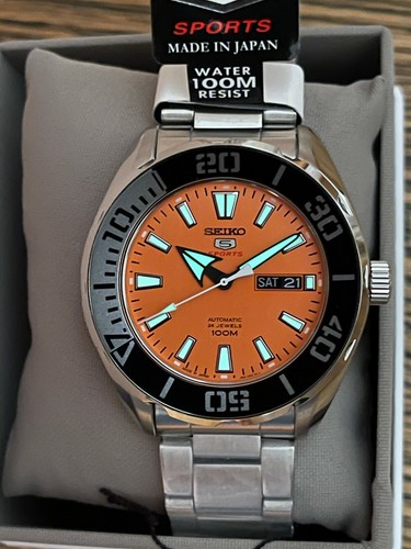 Seiko 5 Sports srpc srpc 55/srpc 51 MADE IN JAPAN - - Nuovo di Zecca * UK  Venditore * | eBay