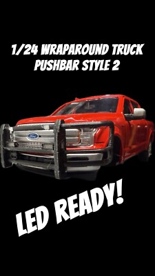 1/24 TRUCK WRAPAROUND BUMPER STYLE #2 LED READY RAM F150 SILVERADO DIECAST MODEL