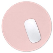 Hsurbtra Mouse Pad, Premium-Textured Small Round Mousepad 8.7 x 8.7 Inch Pink...