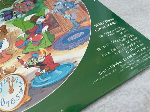 NUOVO! Walt Disney Topolino's Christmas Carol Story & Song disco vinile 1982 - Foto 6 di 7