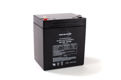 Securitron BPS241 Alarm Battery Replacement (12V 5AH SLA Battery)