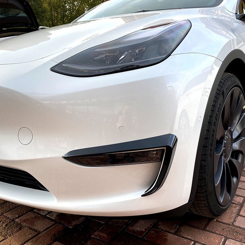 Tesla Model Y Fog Light Eyebrow Cover Trim Frame Exterior 2020-2024 Accessories - Picture 4 of 16