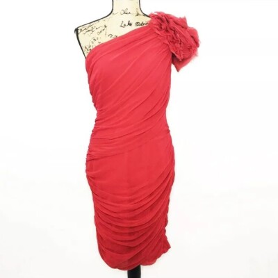 open lace back dress The Asta Midi Dress in Hot Pink & Red  Solace London
