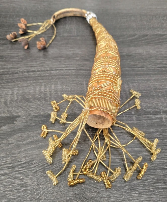 12" VINTAGE PAPUA NEW GUINEA PHALLOCRYPT PENIS SHEATH