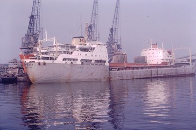 1980 Amax Miner Schifffahrt Schiff Boot 35mm Original Dia Ref 2050M