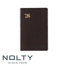 NOLTY GOLD 2026 Genuine Leather Pocket Organizer Planner Notebook #3121 Japan