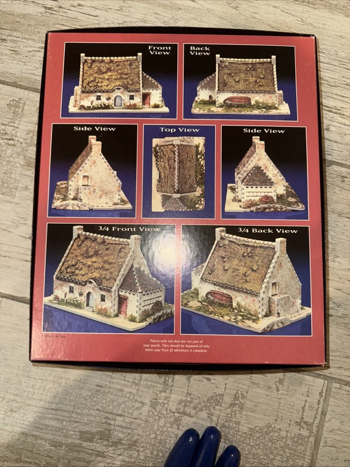 Головоломка 3D Milton Bradley бретон коттедж пазл 264 штук - полный - Изображение 4 из 4