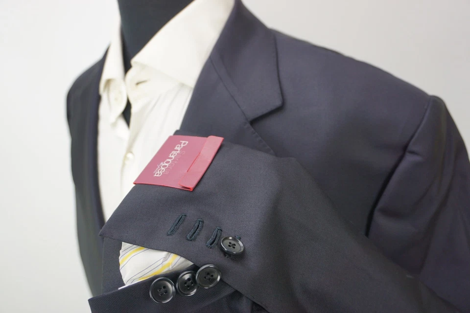 Abrigo Deportivo Sartoria Partenopea Azul 100% Lana Talla 48R NUEVO Foto 4 de 4