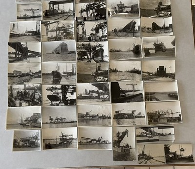 46 WWI-1920's era Harbor Docks Ships Danzig Germany Gdansk Poland Photographs