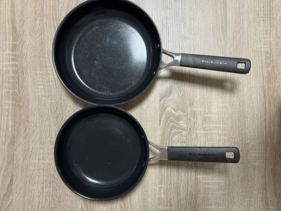 Zwei Kitchen Aid Pfannen, Beschichtete Anti Haft Pfanne,20cm/25cm für alle Herde