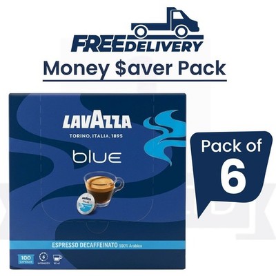 Lavazza BLUE Capsules Espresso Decafeinated Coffee Blend Medium Roast (PACK 600)