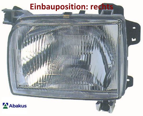 Abakus 215-1173R-LD-E Hauptscheinwerfer Rechts Scheinwerfer FüR Nissan-image