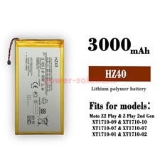 For Motorola Moto Z2 Play 2nd XT1710-01/2/7/9/10 3000mA Battery Replacement HZ40