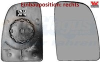 VAN Wezel 1651862 Spiegelglas FüR AußEnspiegel Rechts