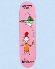 RARE SIGNED Jeremy Klein JK Industries Green Eggs Pink 7.5 Skateboard Deck 1/4