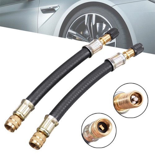 Extension Adapters Tyre Valve 150mm Black+Gold Dual Easy Inner And Outer - Picture 9 of 12