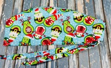 SURGICAL SCRUB CAPS DOCTORS, NURSES, HEALTHCARE PROFESSIONALS,CHRITSMAS AVOCADOS