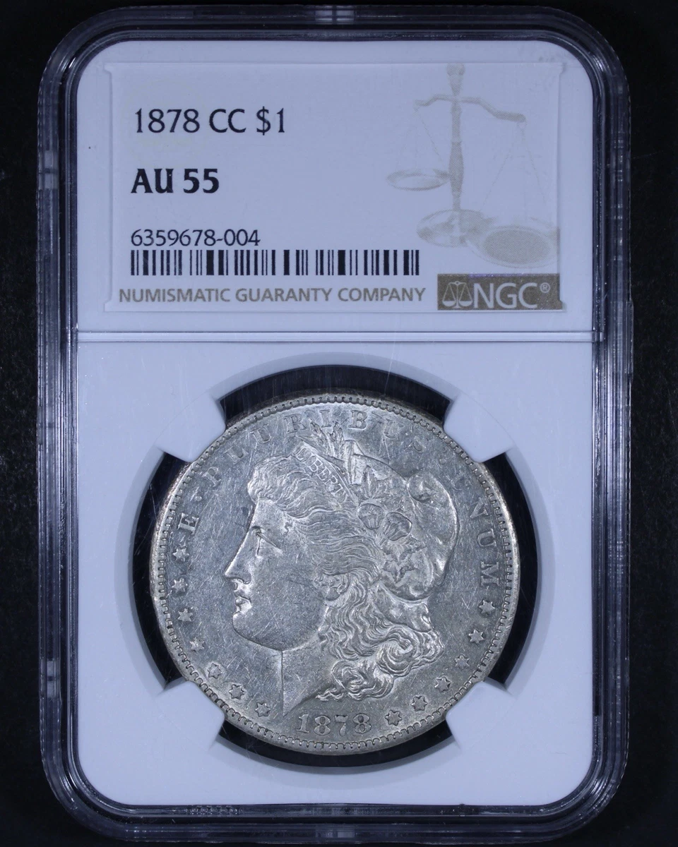 1878年 P $1 モルガンドルコイン チョイス AU UNC VAM 195 ウォッシュアウト D バラエティ 1878