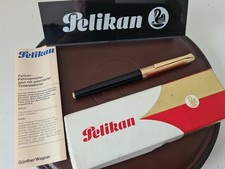 Pelikan P30 "HM" 18ct./750 Rolled Gold Füllhalter Walzgold Doublé guillochiert