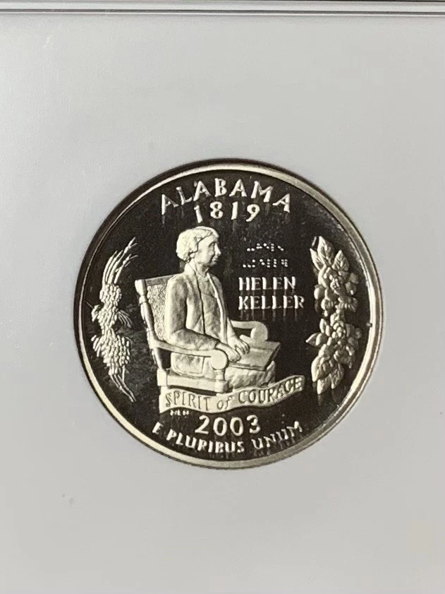 2003-S Alabama State Quarter Clad NGC Proof 69 Ultra Cameo (Helen Keller) - Image 3 of 4