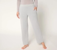 Barefoot Dreams Regular CozyChic Ultra Lite Rolled Edge Ankle Pant Vapor 3X New