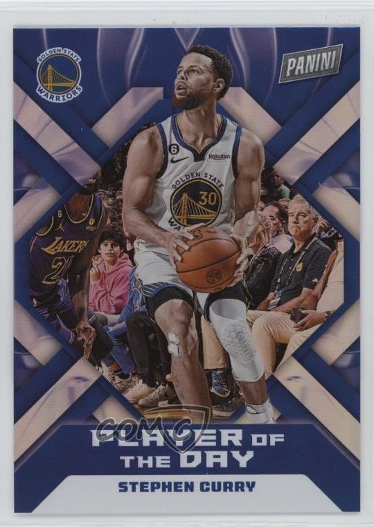 2022-23 Panini Player of the Day Holo Stephen Curry #46 9v7