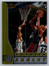 1996-97 Bowman's Best Basketball #46 Charles Barkley - VG - Houston Rockets