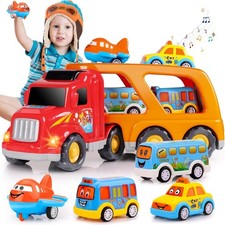 Nicmore Carrier Truck Toddler Toys Car: Transport Toy for 1 2 3 4 Year Old Boys