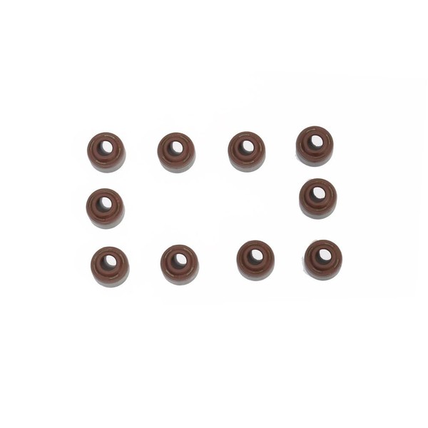 Set ÖLdichtung Fahren Ventile - 10 Pz 92049-1218 FüR Kawasaki Zx 10 1988-1991 4T-image