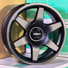 Rotiform R113 SIX 18x8.5 ET45 5x100 / 5x112 MATTE BLACK For VW Golf MK6, Audi