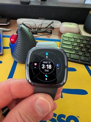 Fitbit Sense 2 Health and Fitness Smartwatch, One Size - Grey/Graphite