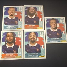 2026 Panini FIFA WC France 5 Sticker Lot Mbappe Olise Barcola Ekitike Kone