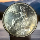 1877s Trade Dollar Uncirculated All Original